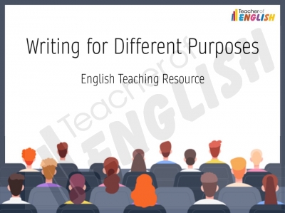 Writing for Different Purposes Teaching Resources
